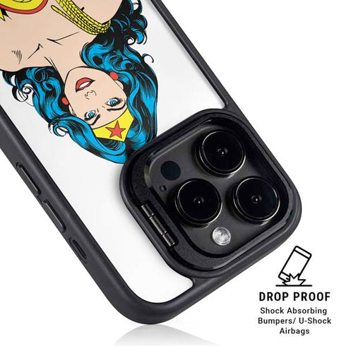 DC Comics Wonder Woman iPhone 15 Pro Kickstand Case